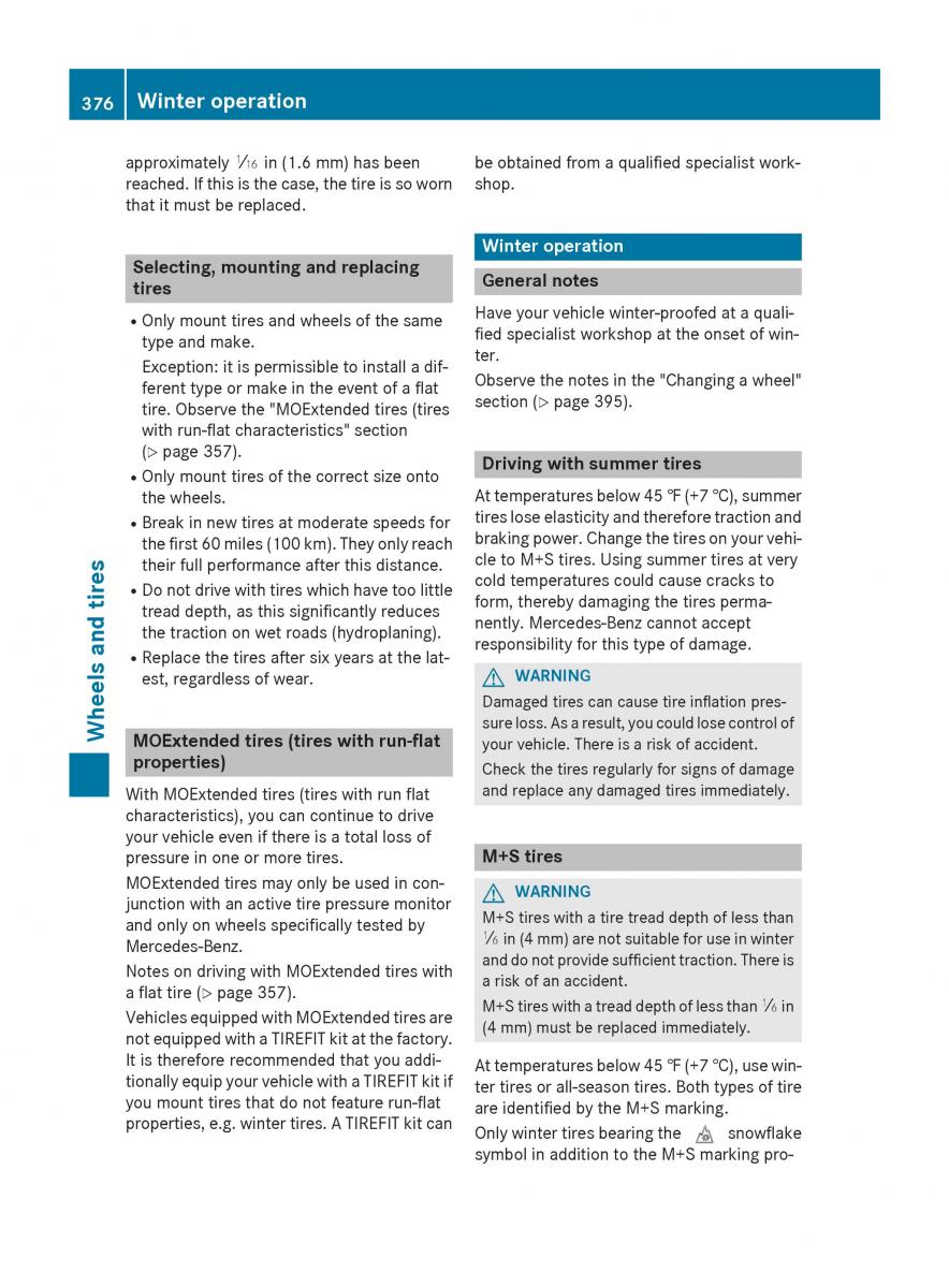 Mercedes Benz GLC Class owners manual / page 378