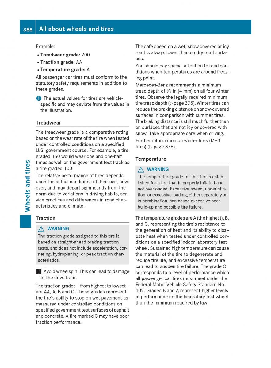 Mercedes Benz GLC Class owners manual / page 390