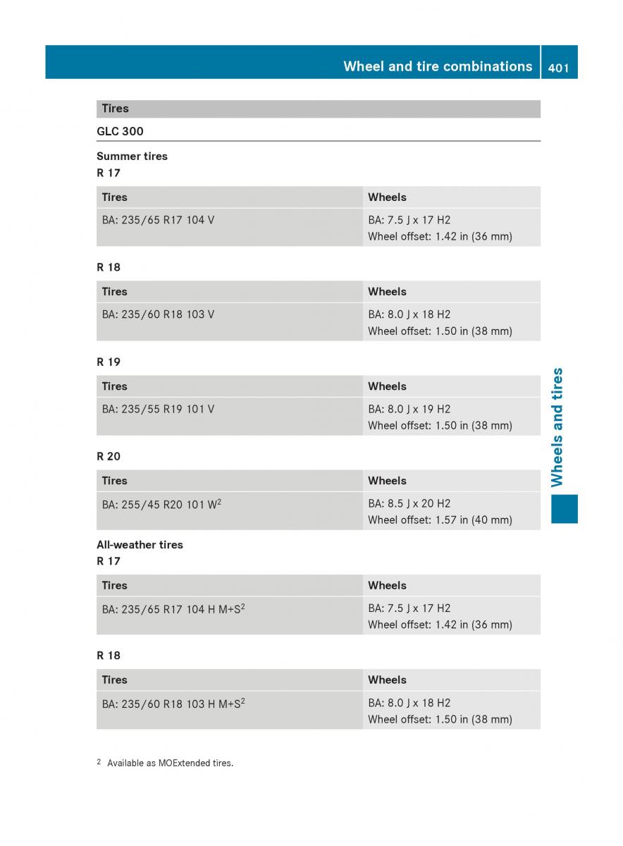 Mercedes Benz GLC Class owners manual / page 403