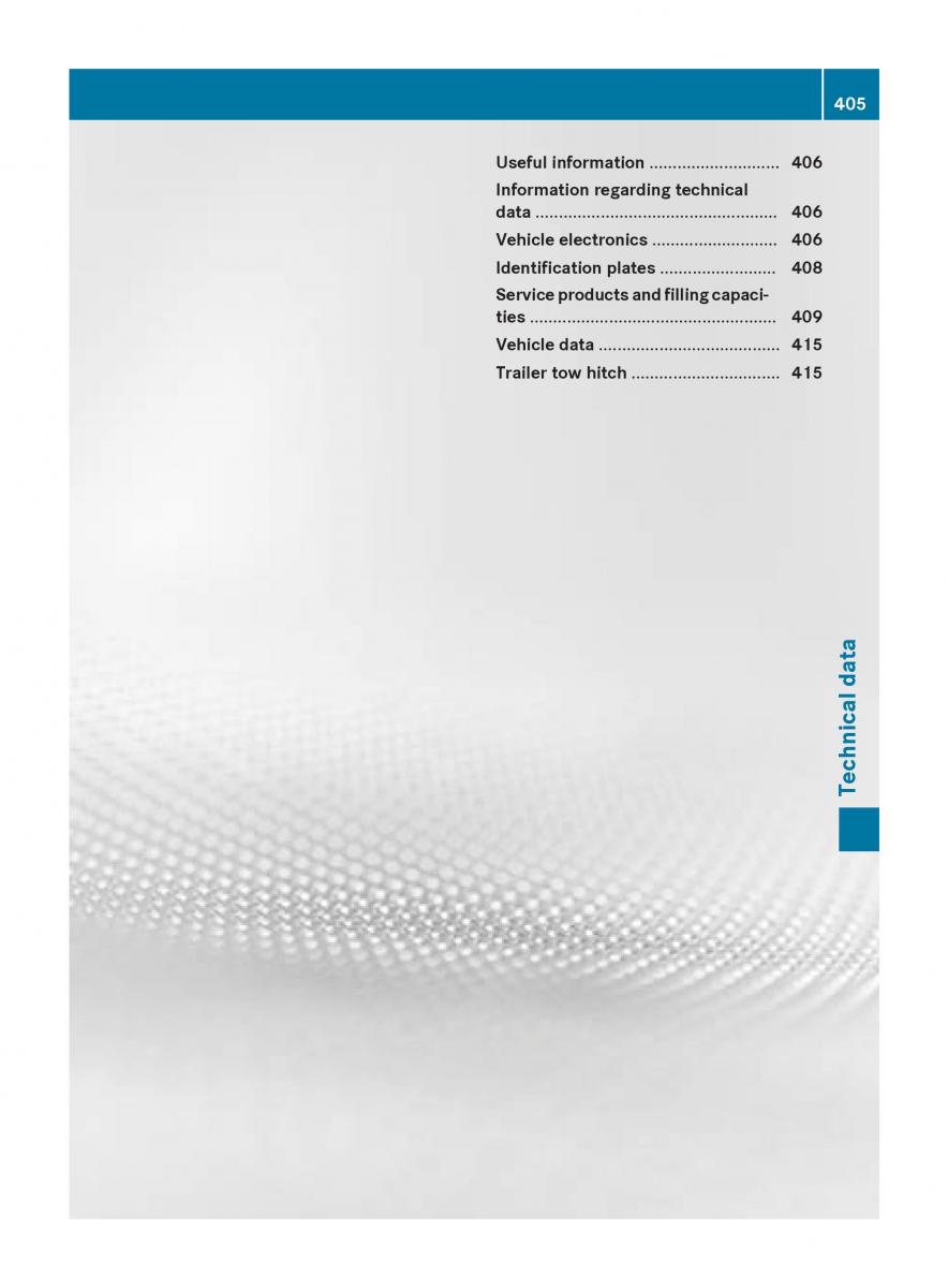 Mercedes Benz GLC Class owners manual / page 407