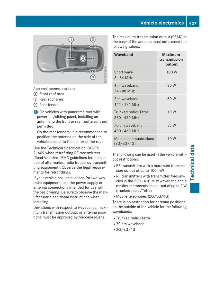 Mercedes Benz GLC Class owners manual / page 409