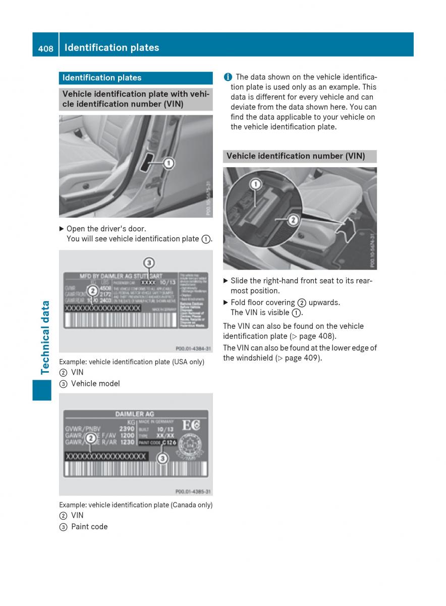 Mercedes Benz GLC Class owners manual / page 410