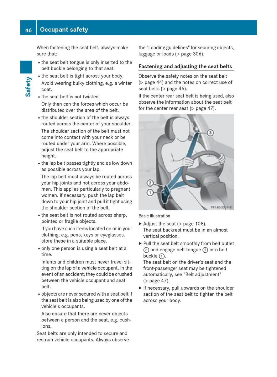 Mercedes Benz GLC Class owners manual / page 48