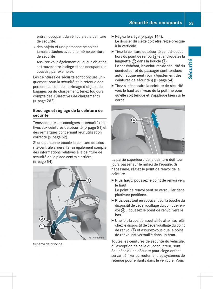 Mercedes Benz GLC Class manuel du proprietaire / page 55