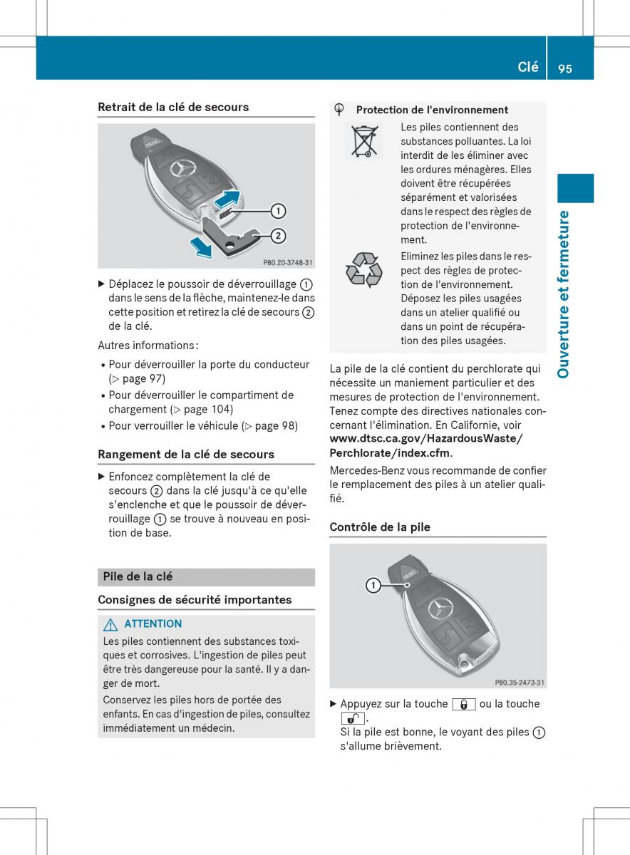 Mercedes Benz GLC Class manuel du proprietaire / page 97