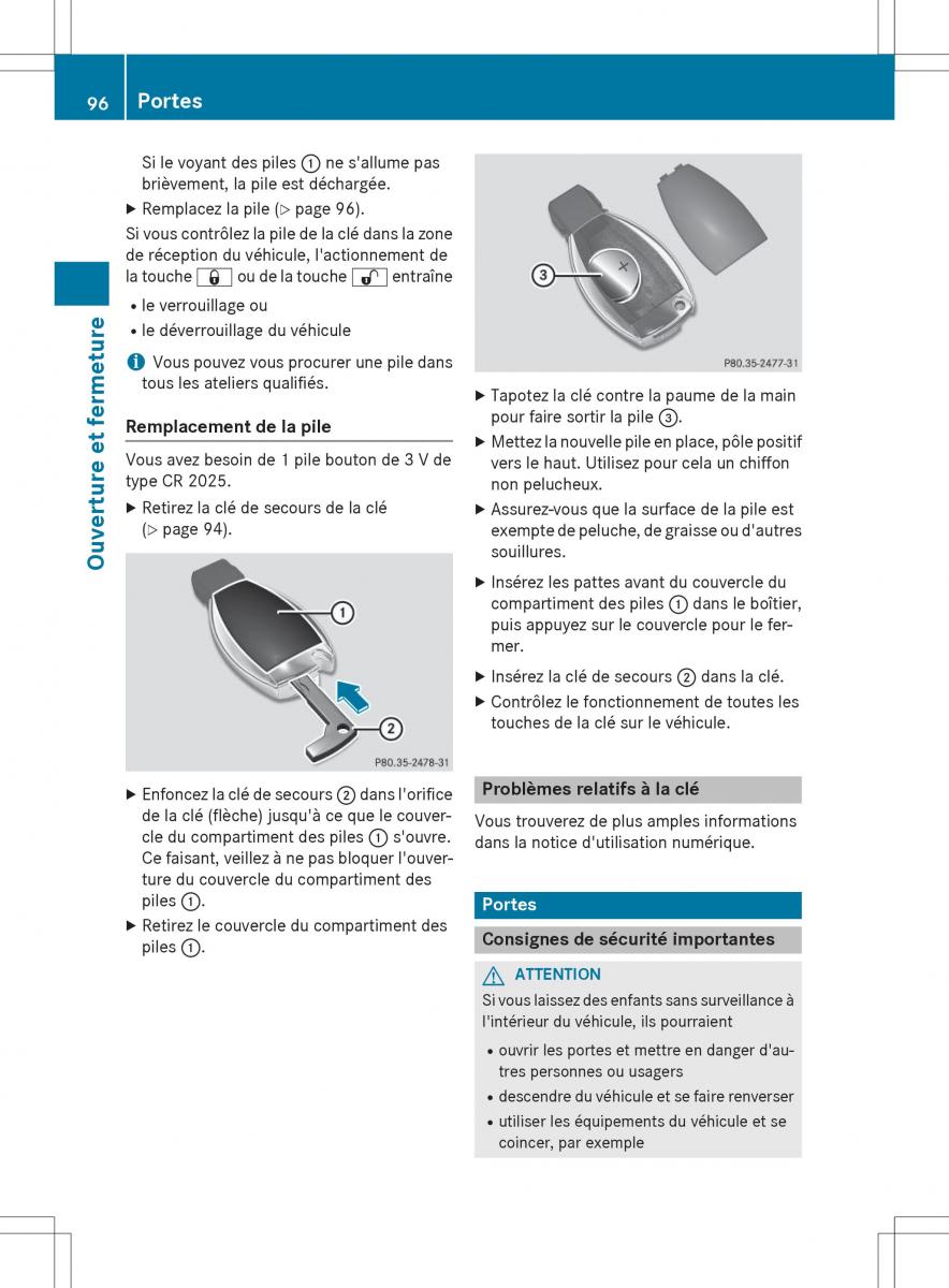 Mercedes Benz GLC Class manuel du proprietaire / page 98