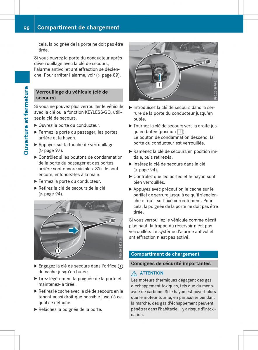 Mercedes Benz GLC Class manuel du proprietaire / page 100