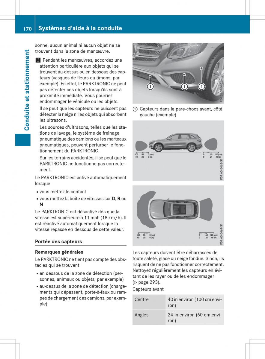 Mercedes Benz GLC Class manuel du proprietaire / page 172