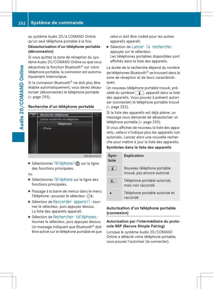 Mercedes Benz GLC Class manuel du proprietaire / page 254