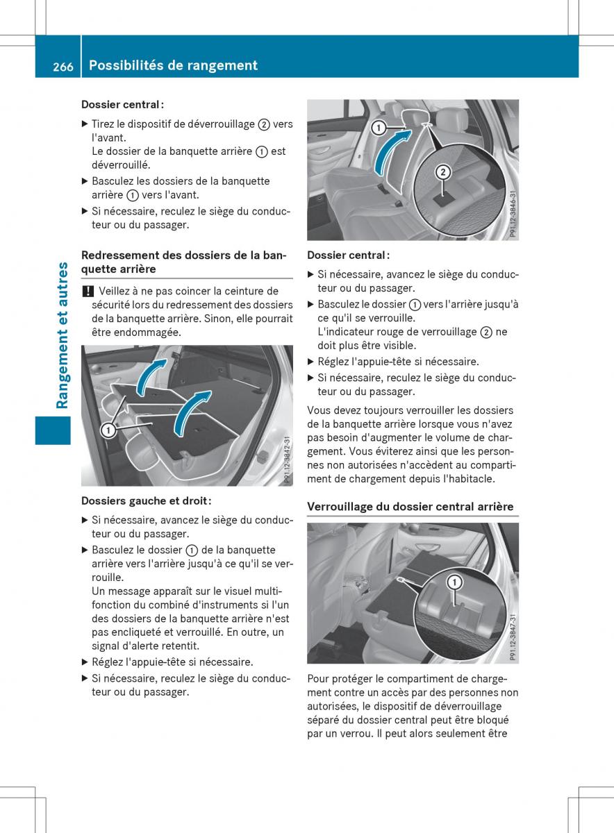 Mercedes Benz GLC Class manuel du proprietaire / page 268