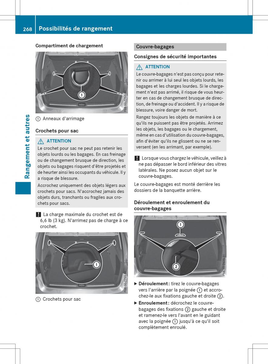 Mercedes Benz GLC Class manuel du proprietaire / page 270