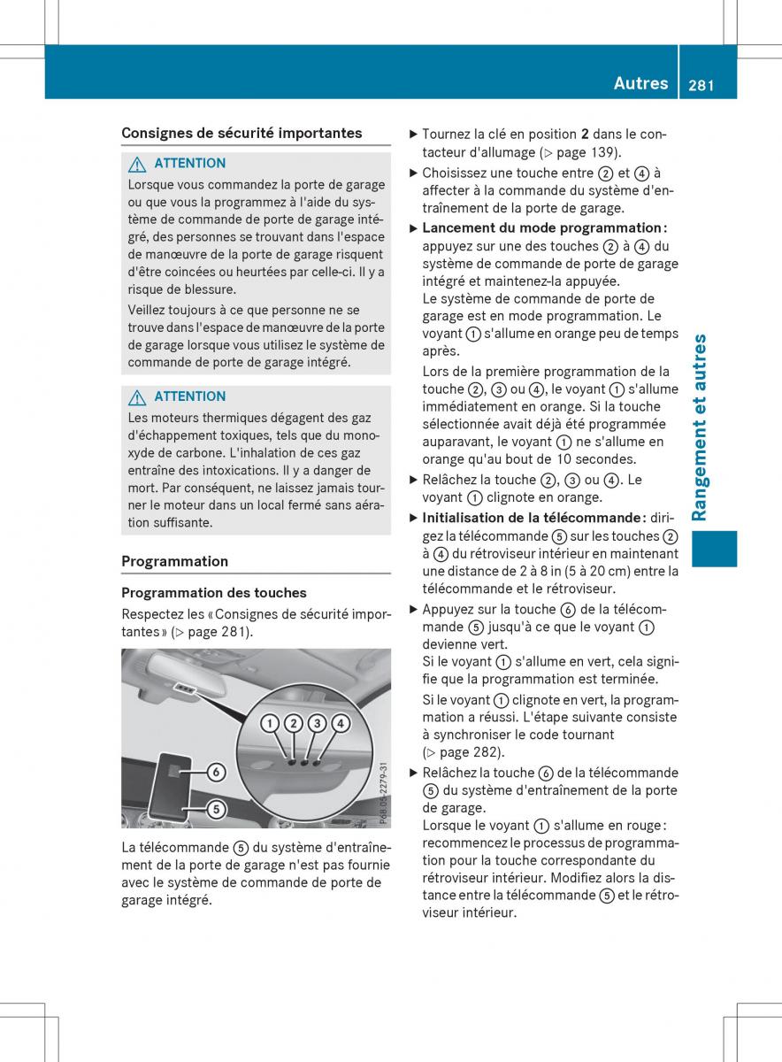 Mercedes Benz GLC Class manuel du proprietaire / page 283