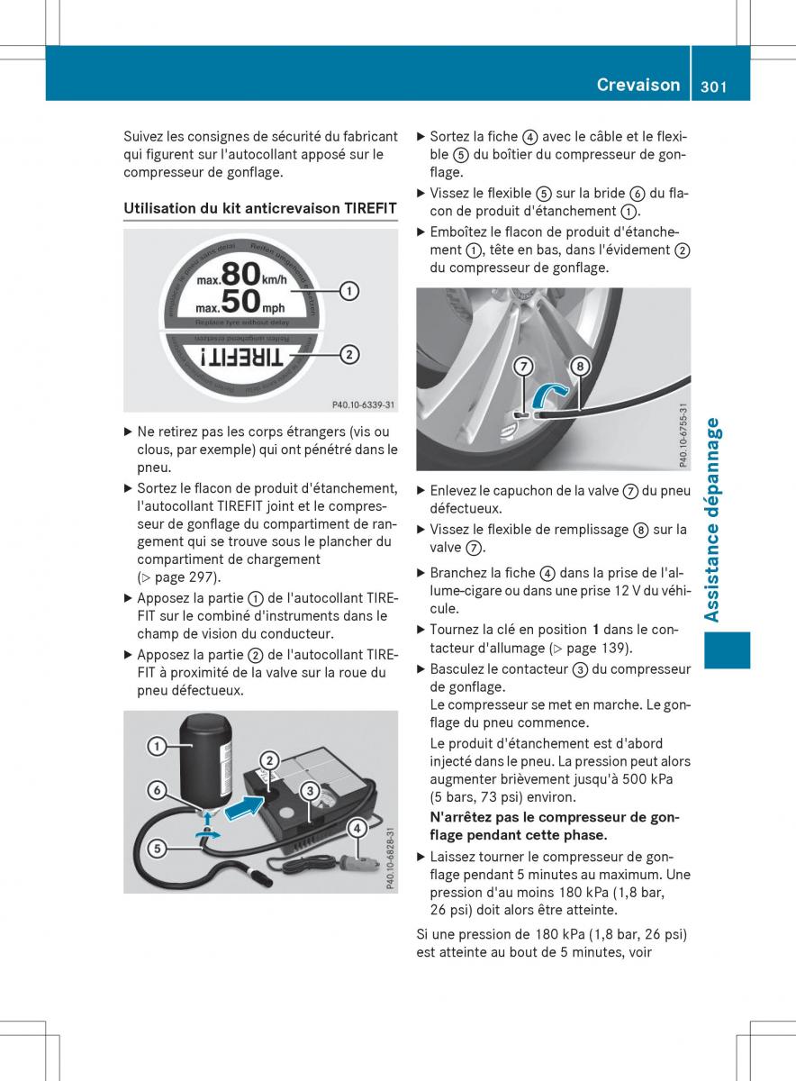 Mercedes Benz GLC Class manuel du proprietaire / page 303