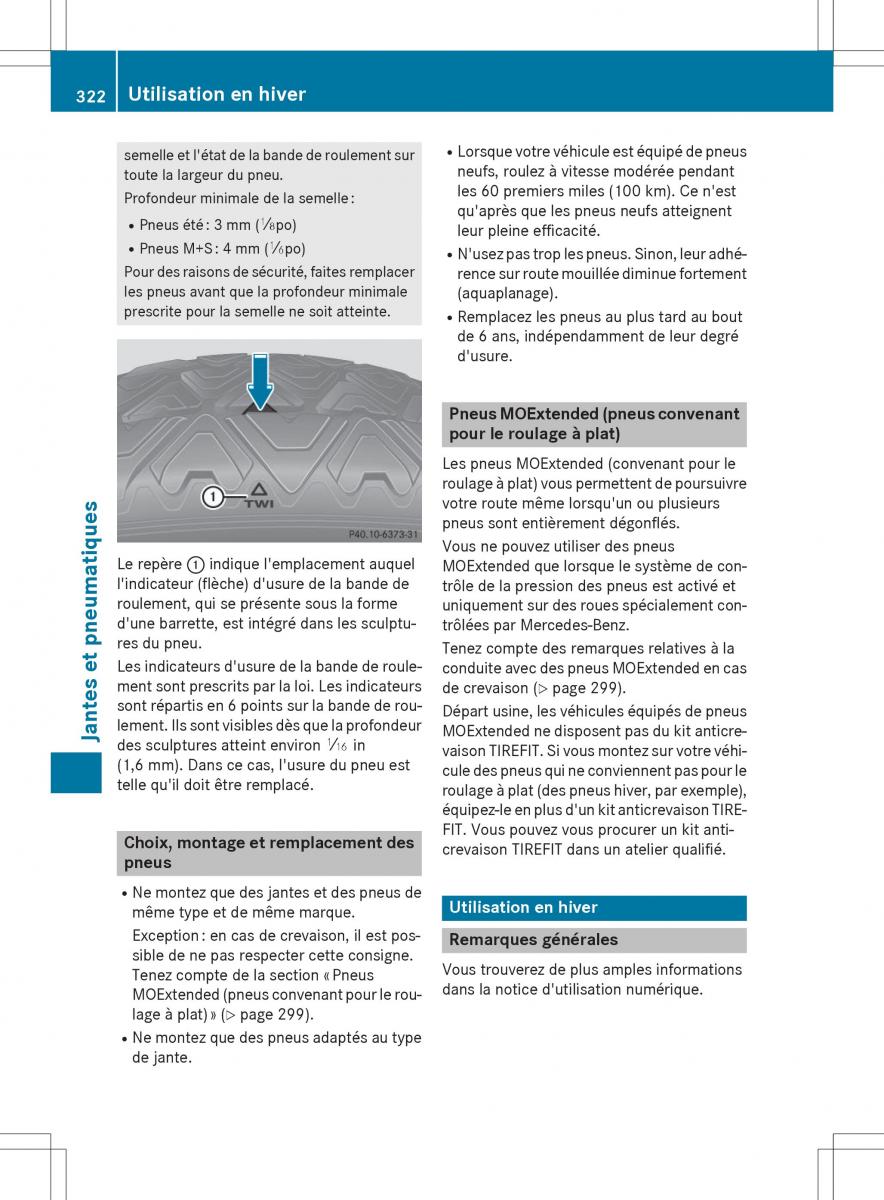 Mercedes Benz GLC Class manuel du proprietaire / page 324