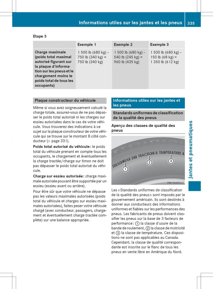 Mercedes Benz GLC Class manuel du proprietaire / page 337