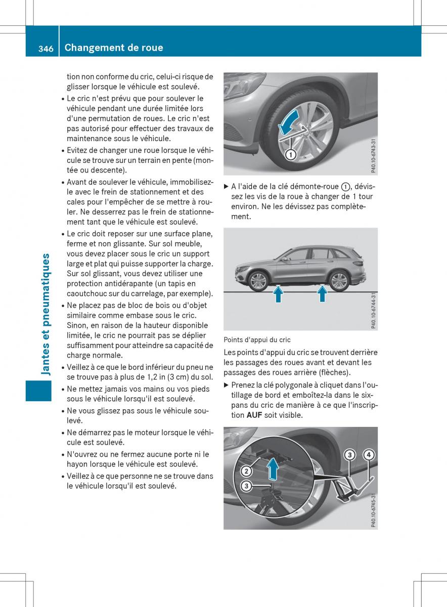 Mercedes Benz GLC Class manuel du proprietaire / page 348