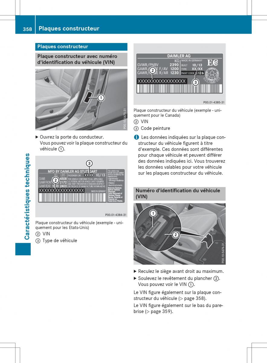 Mercedes Benz GLC Class manuel du proprietaire / page 360