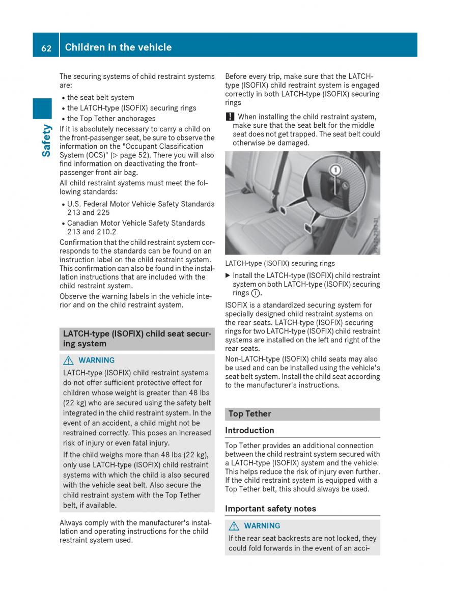 Mercedes Benz GLE Class owners manual / page 64