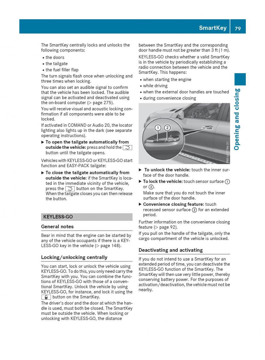 Mercedes Benz GLE Class owners manual / page 81