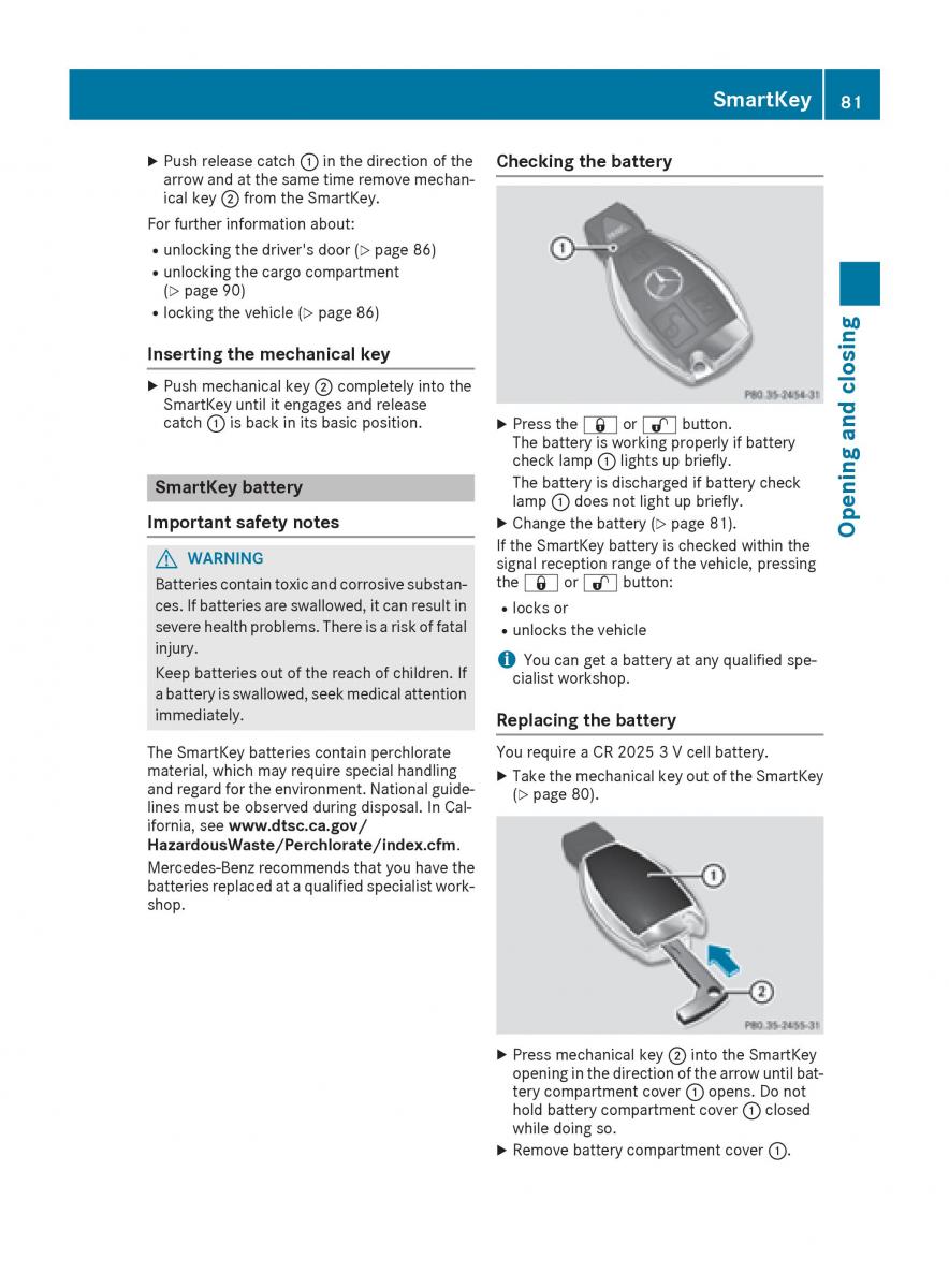 Mercedes Benz GLE Class owners manual / page 83