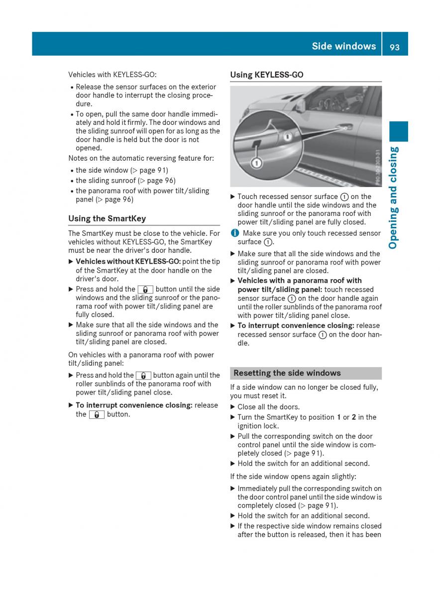 Mercedes Benz GLE Class owners manual / page 95