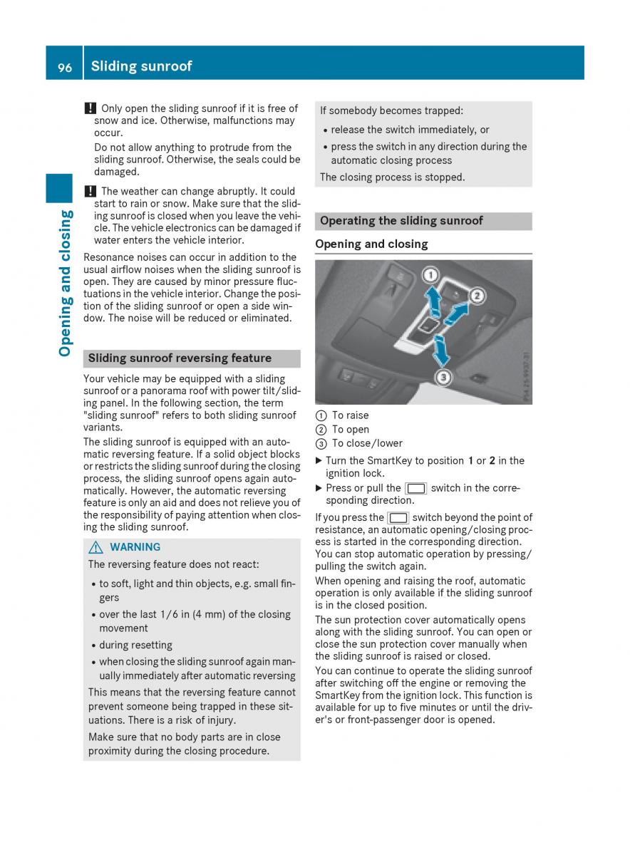 Mercedes Benz GLE Class owners manual / page 98