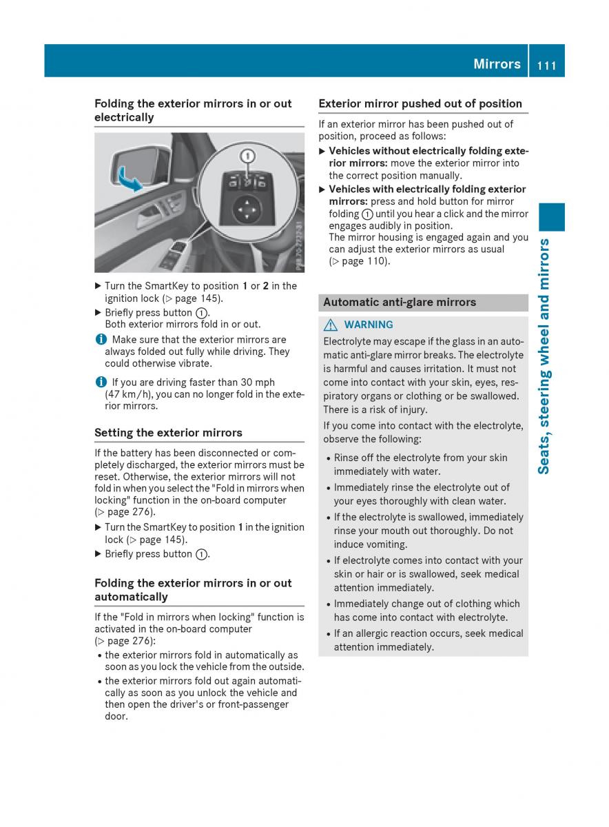 Mercedes Benz GLE Class owners manual / page 113