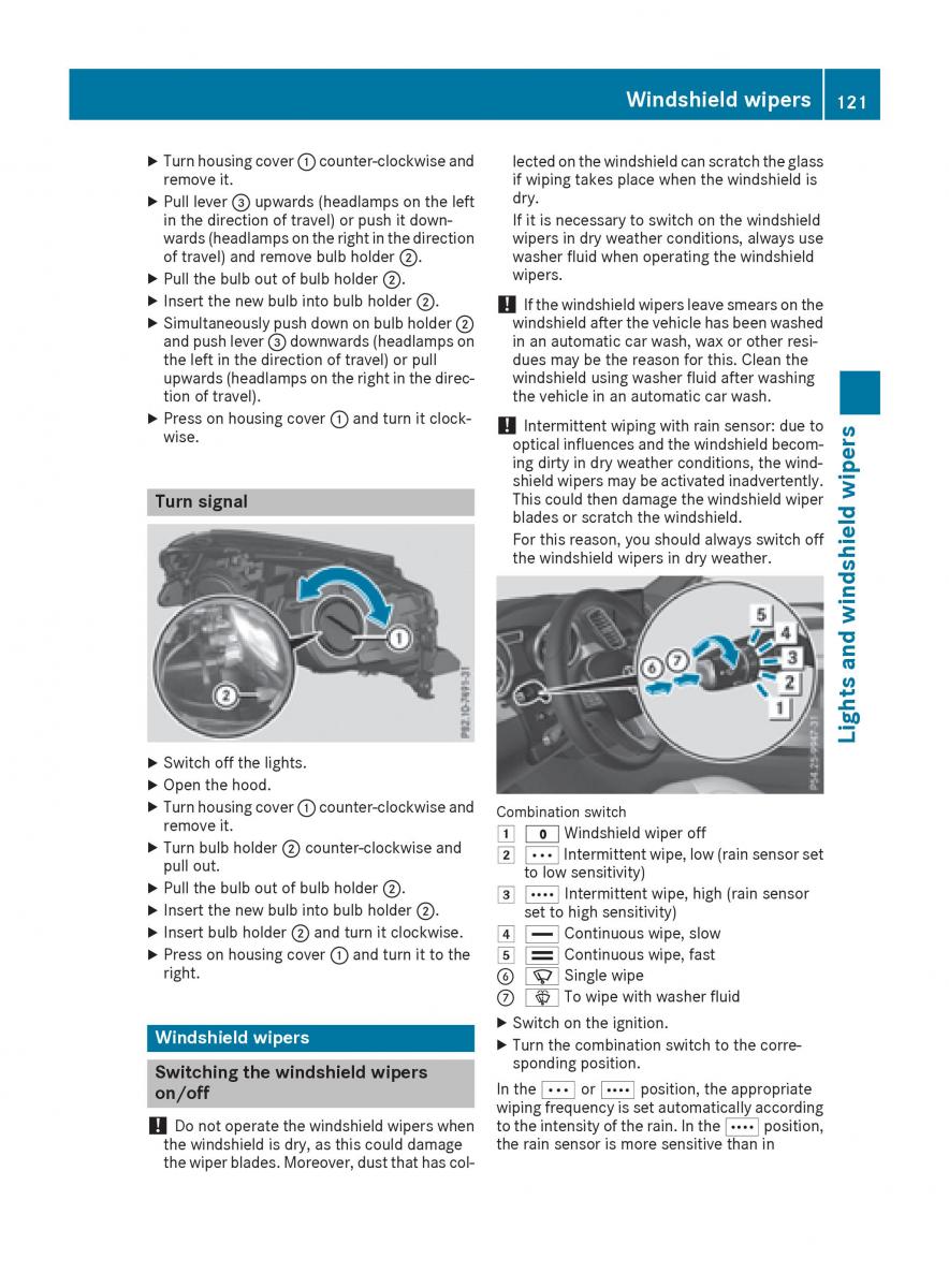 Mercedes Benz GLE Class owners manual / page 123