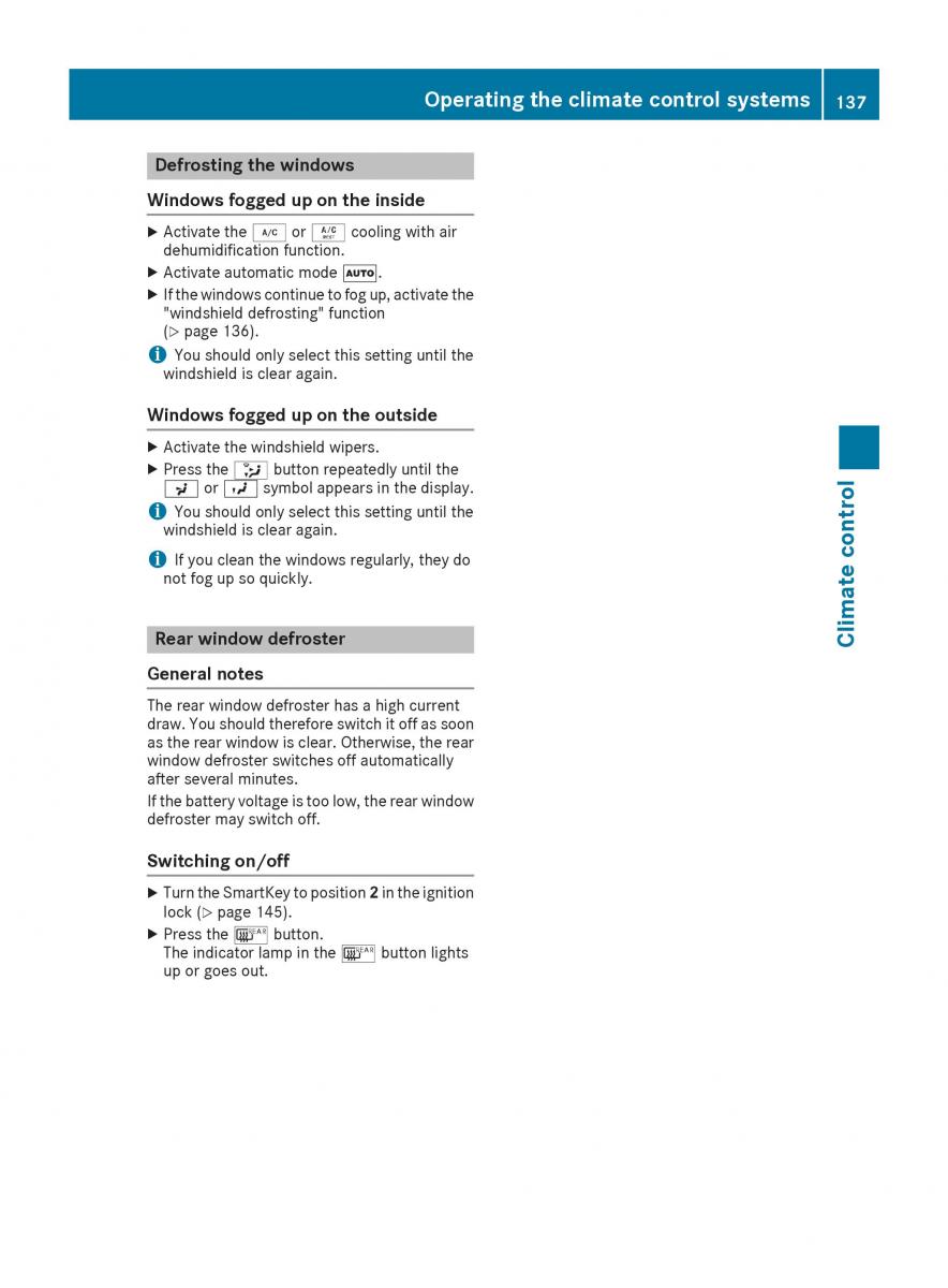 Mercedes Benz GLE Class owners manual / page 139