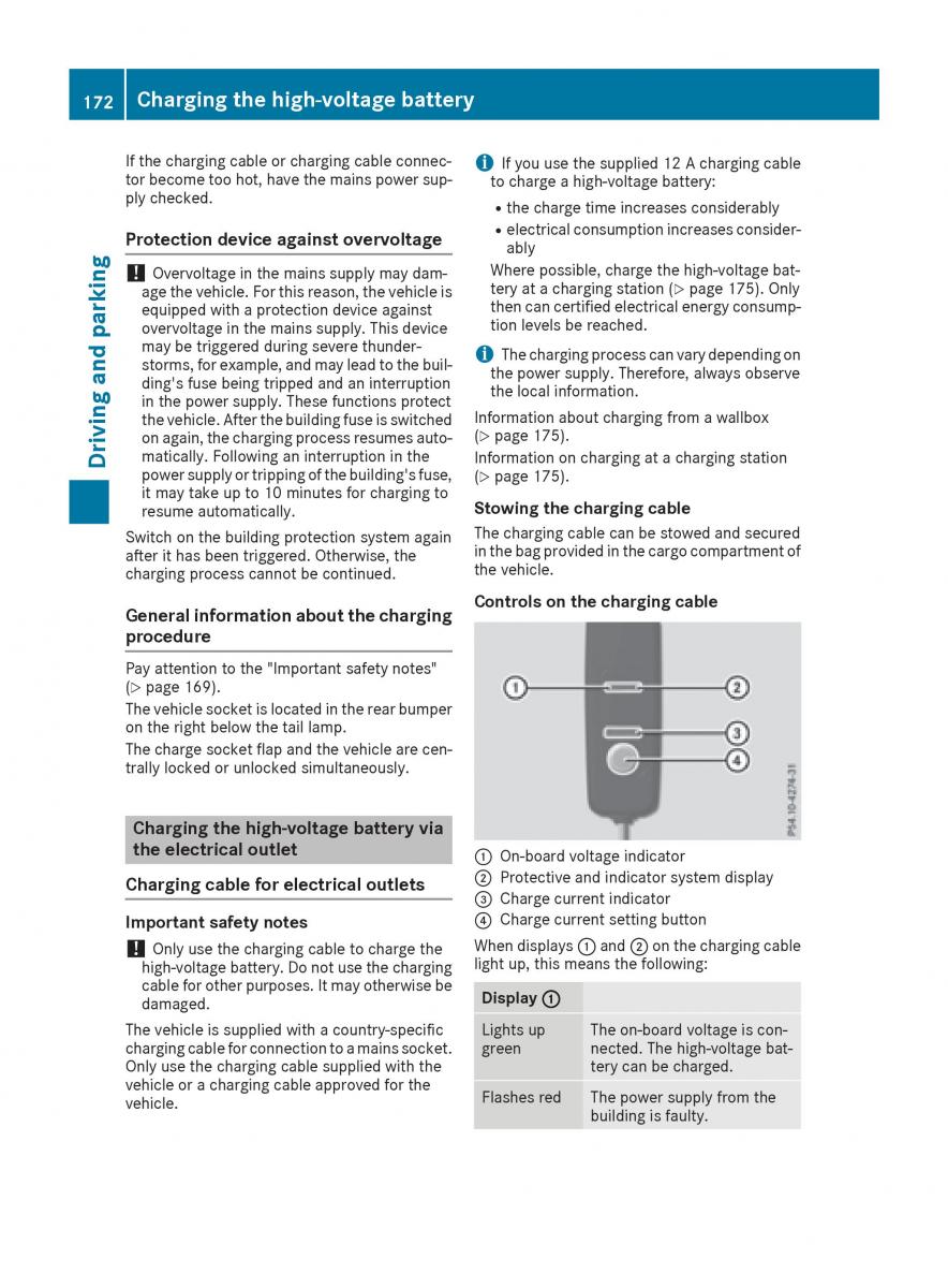 Mercedes Benz GLE Class owners manual / page 174