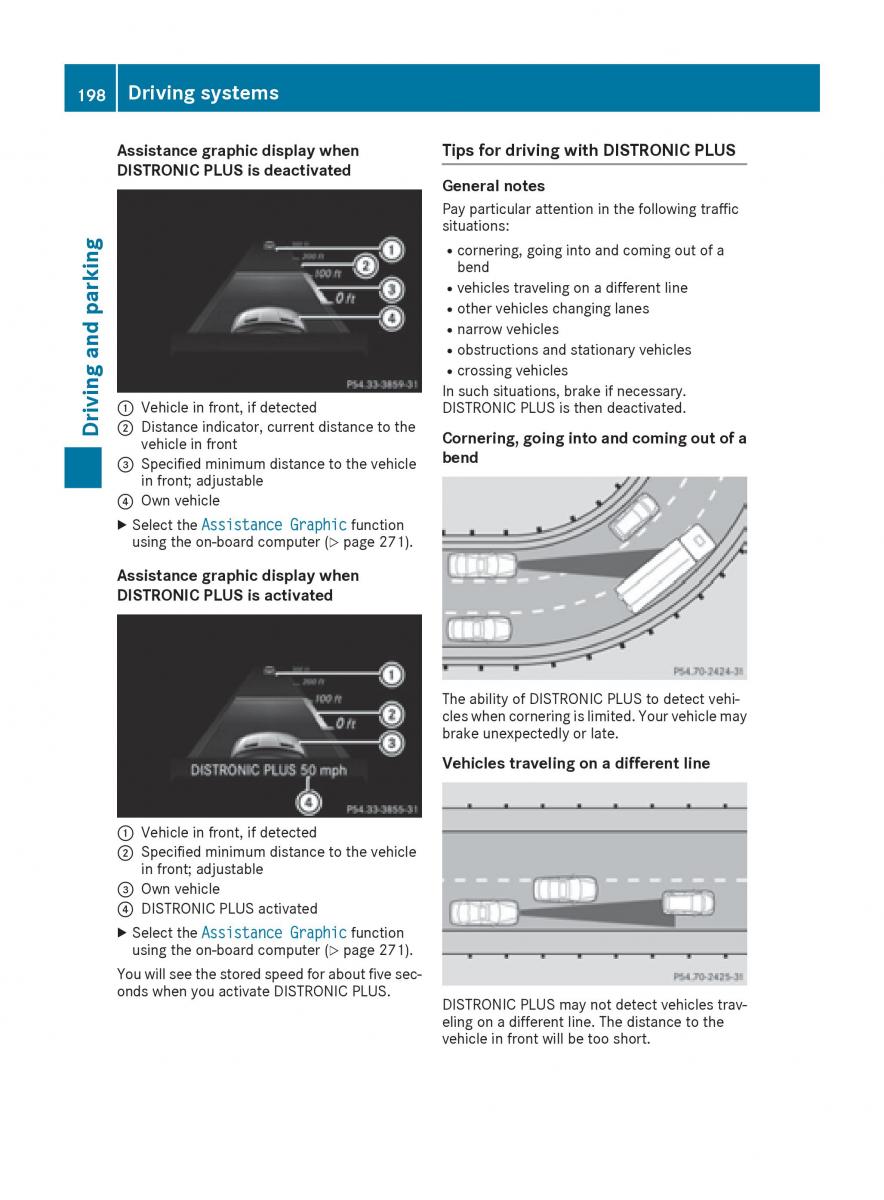 Mercedes Benz GLE Class owners manual / page 200