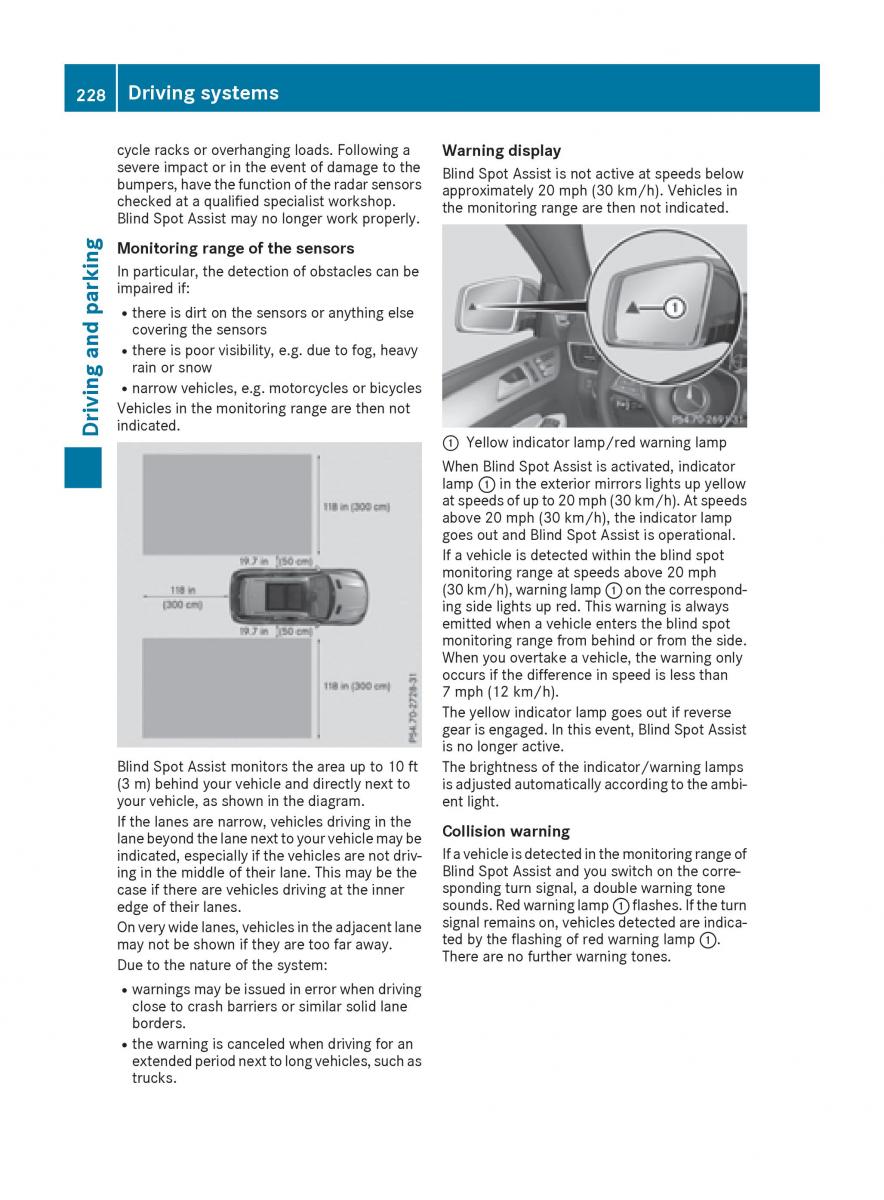 Mercedes Benz GLE Class owners manual / page 230