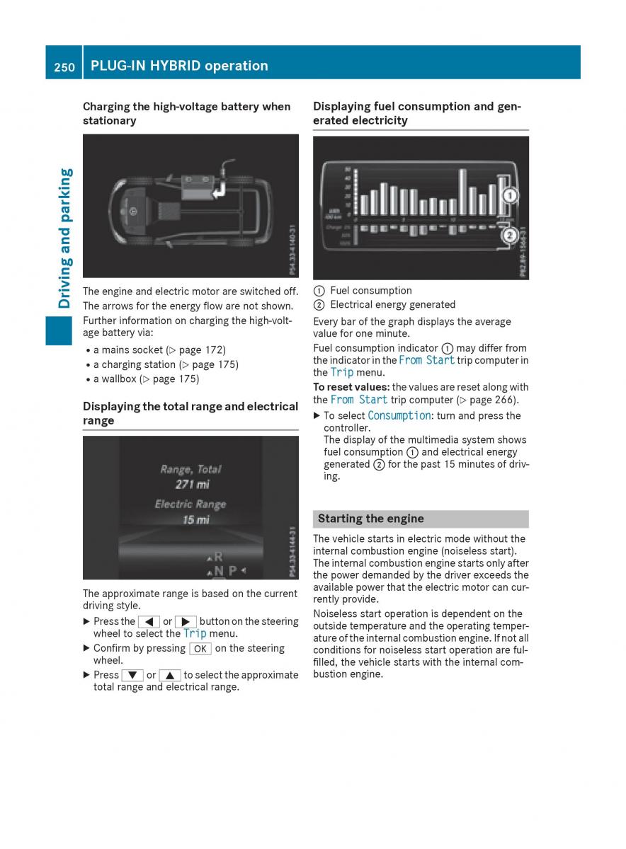 Mercedes Benz GLE Class owners manual / page 252