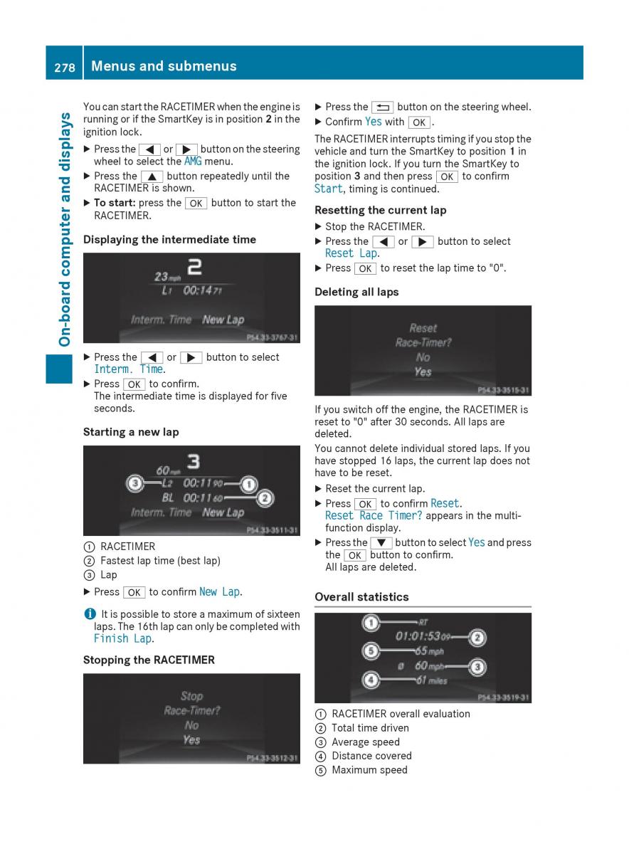 Mercedes Benz GLE Class owners manual / page 280