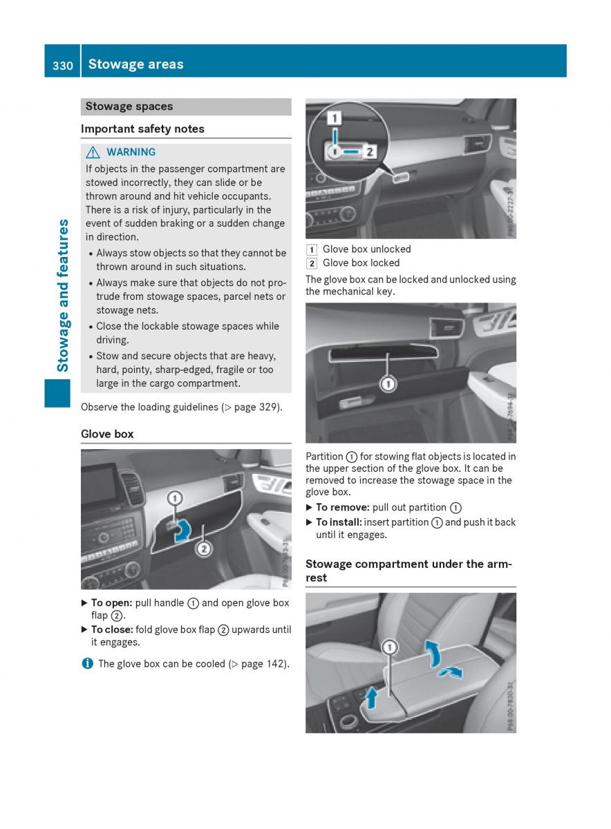 Mercedes Benz GLE Class owners manual / page 332