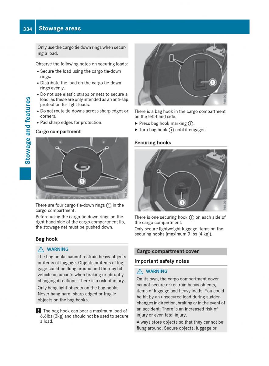 Mercedes Benz GLE Class owners manual / page 336