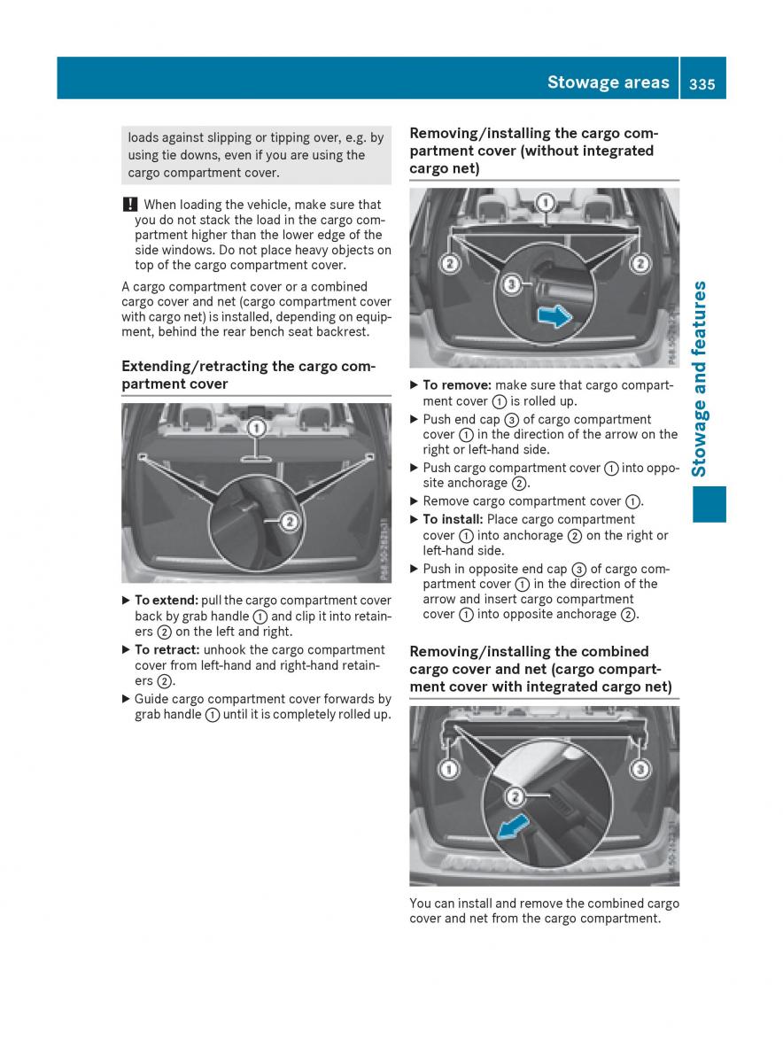 Mercedes Benz GLE Class owners manual / page 337