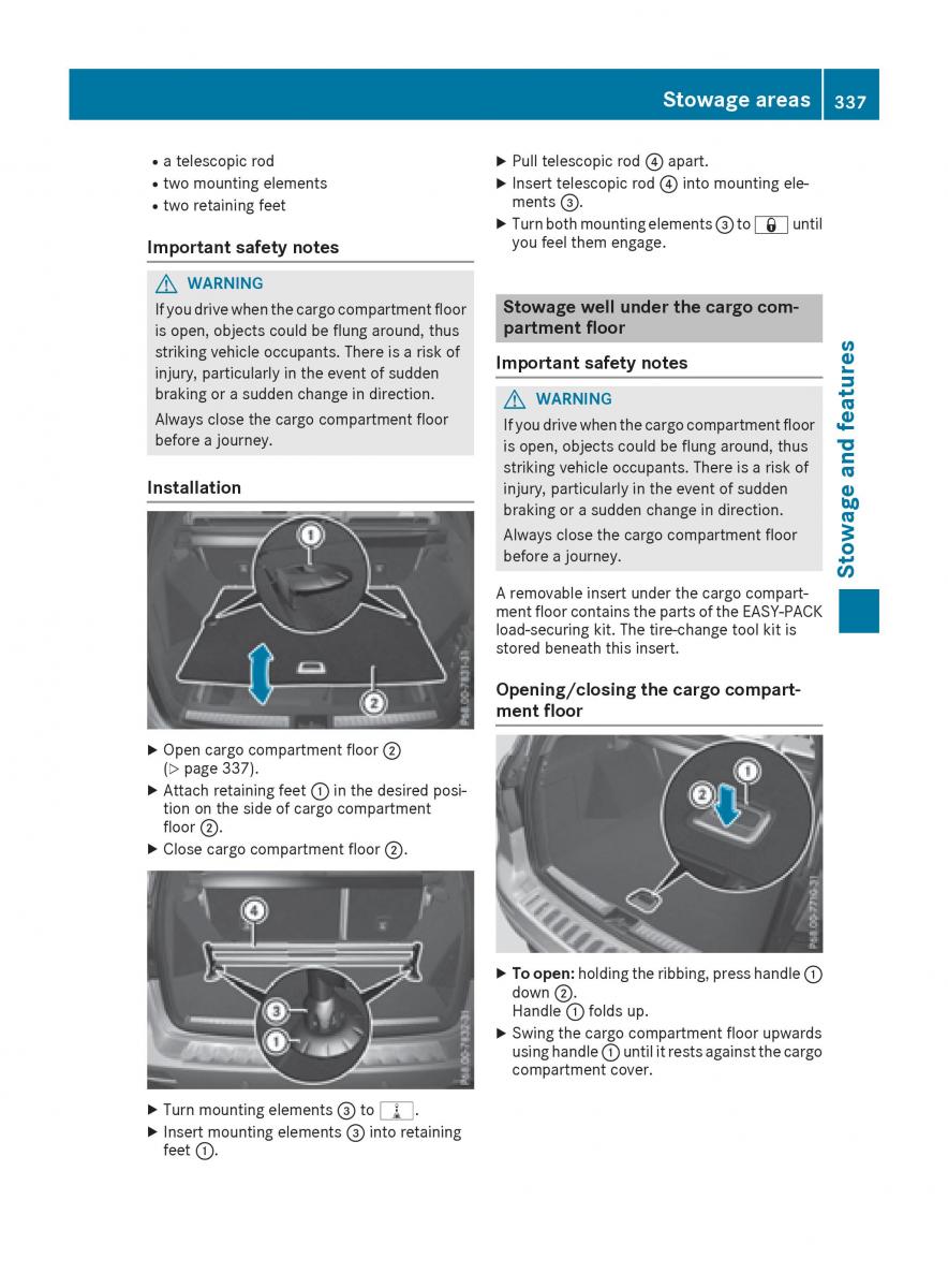 Mercedes Benz GLE Class owners manual / page 339