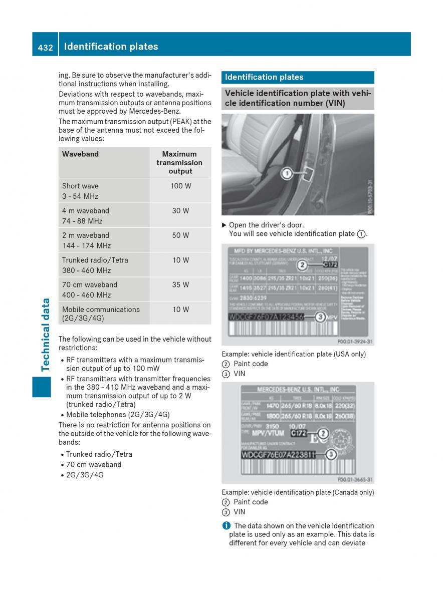 Mercedes Benz GLE Class owners manual / page 434