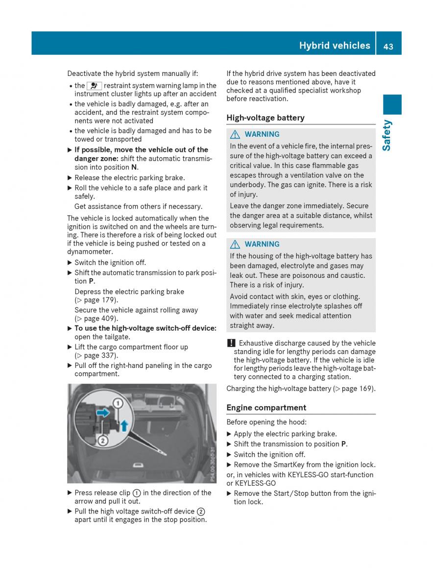 Mercedes Benz GLE Class owners manual / page 45