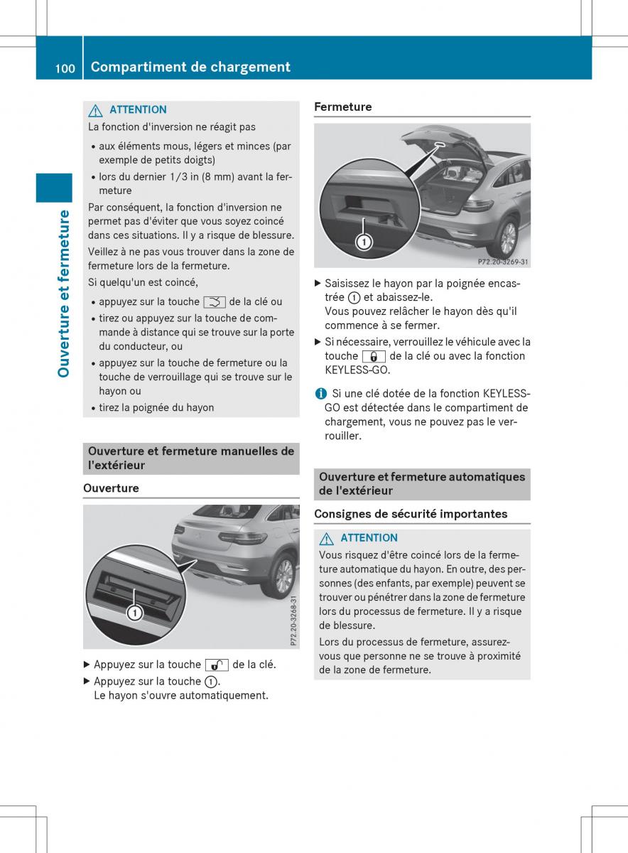 Mercedes Benz GLE Class manuel du proprietaire / page 102