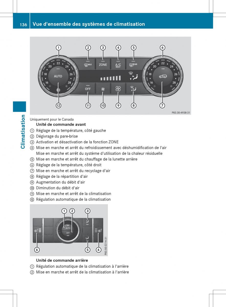 Mercedes Benz GLE Class manuel du proprietaire / page 138