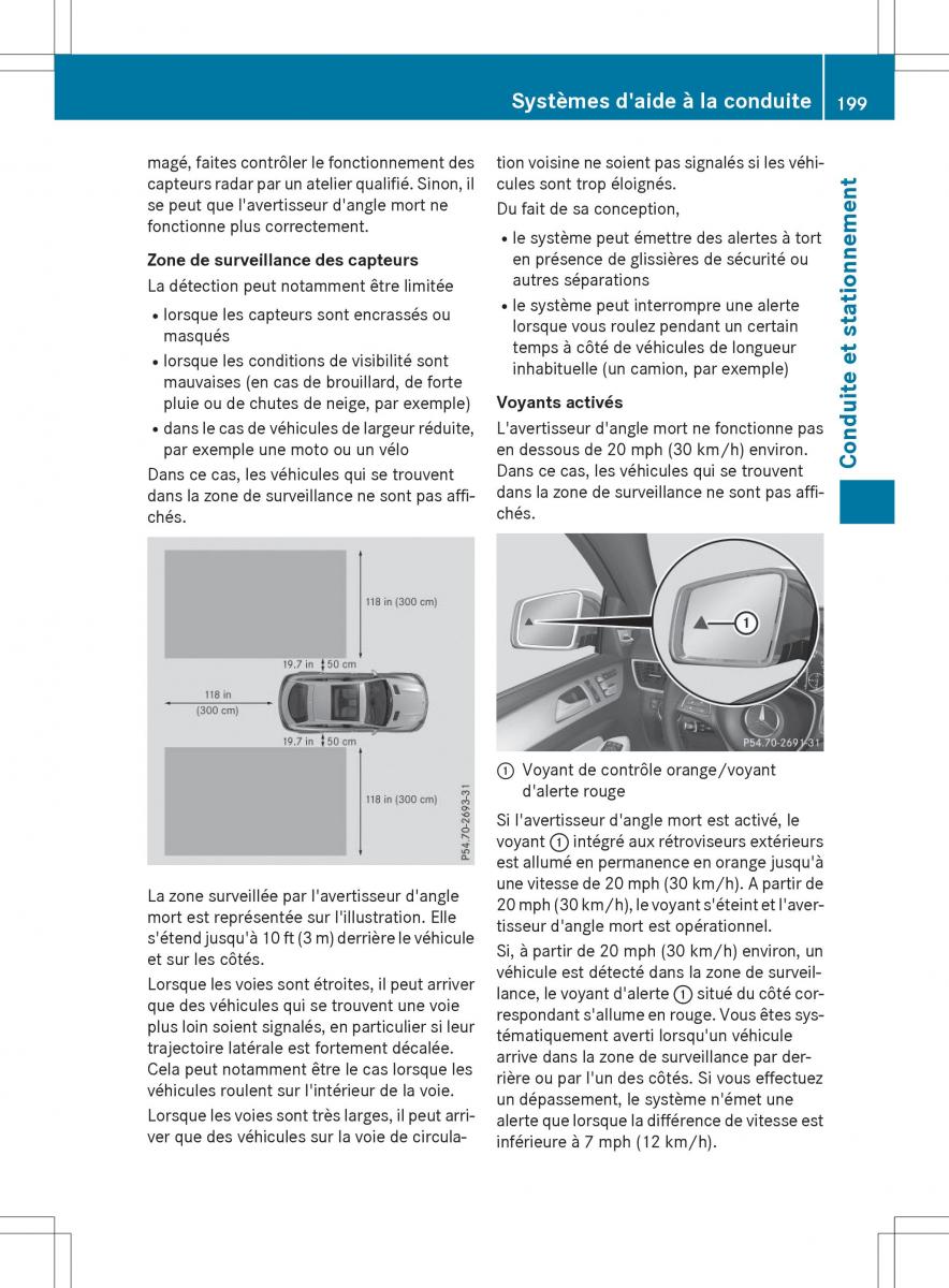 Mercedes Benz GLE Class manuel du proprietaire / page 201