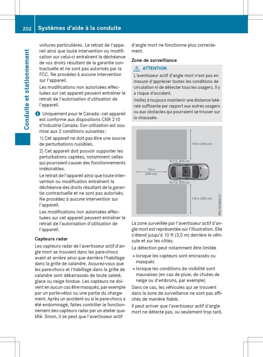 Mercedes Benz GLE Class manuel du proprietaire / page 204