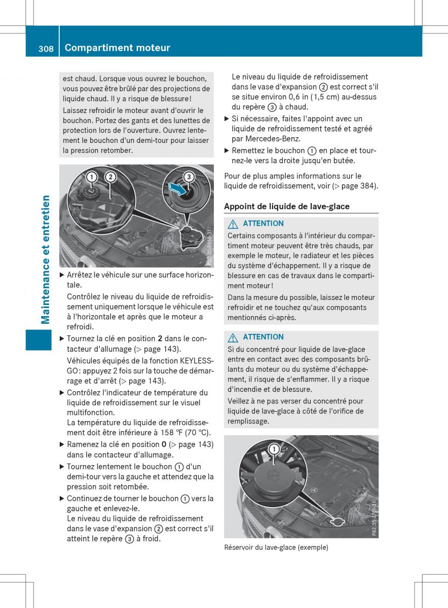 Mercedes Benz GLE Class manuel du proprietaire / page 310