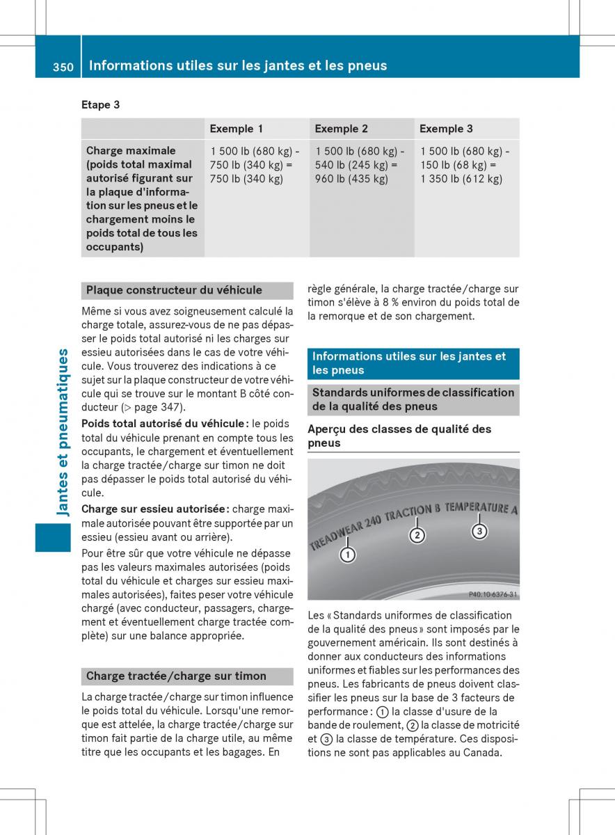 Mercedes Benz GLE Class manuel du proprietaire / page 352