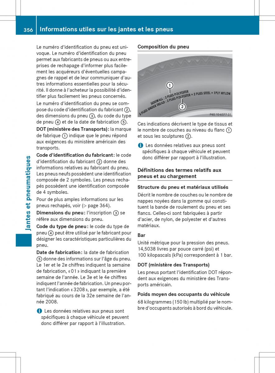 Mercedes Benz GLE Class manuel du proprietaire / page 358