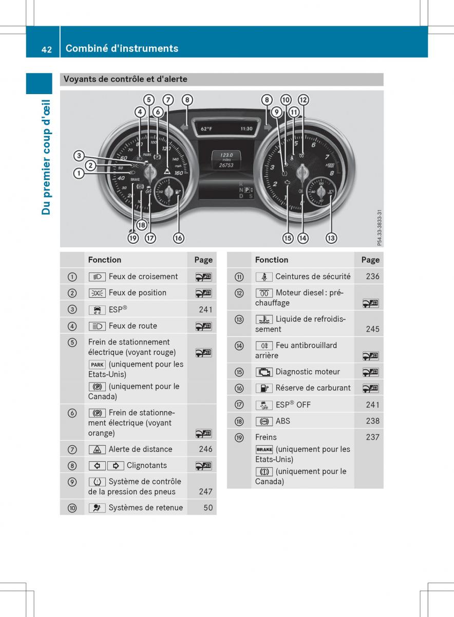 Mercedes Benz GLE Class manuel du proprietaire / page 44