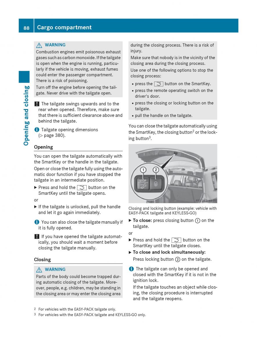 Mercedes Benz GLK Class X204 owners manual / page 90