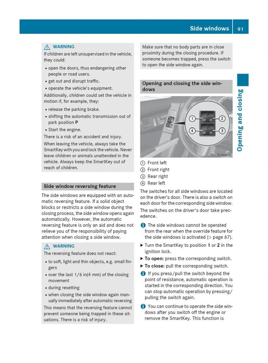 Mercedes Benz GLK Class X204 owners manual / page 93